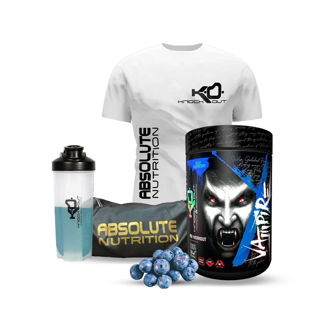 Vampire Pre-Workout + Gym Bag + T-Shirt+ Shaker Combo