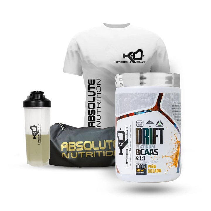 Drift BCAA by Knockout + Tshirt + Gymbag + Shaker Combo