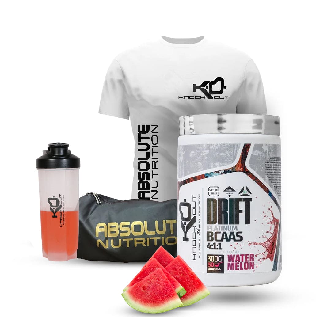 Drift BCAA by Knockout + Tshirt + Gymbag + Shaker Combo