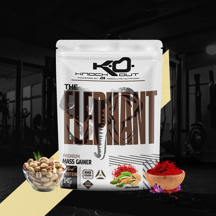 ELEPHANT MASS GAINER - Power Up Your Gains(Saffron Pistachio)