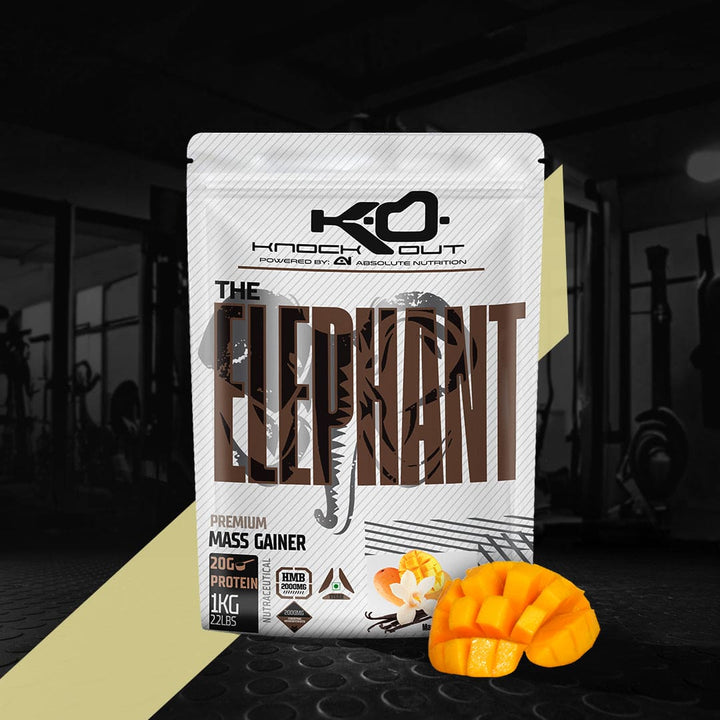 ELEPHANT MASS GAINER - Power Up Your Gains(Mango Vanilla)