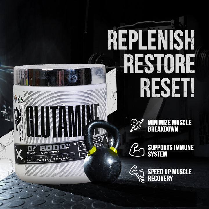 L-GLUTAMINE 100% MICRONIZED POWDER - Replenish Restore Reset