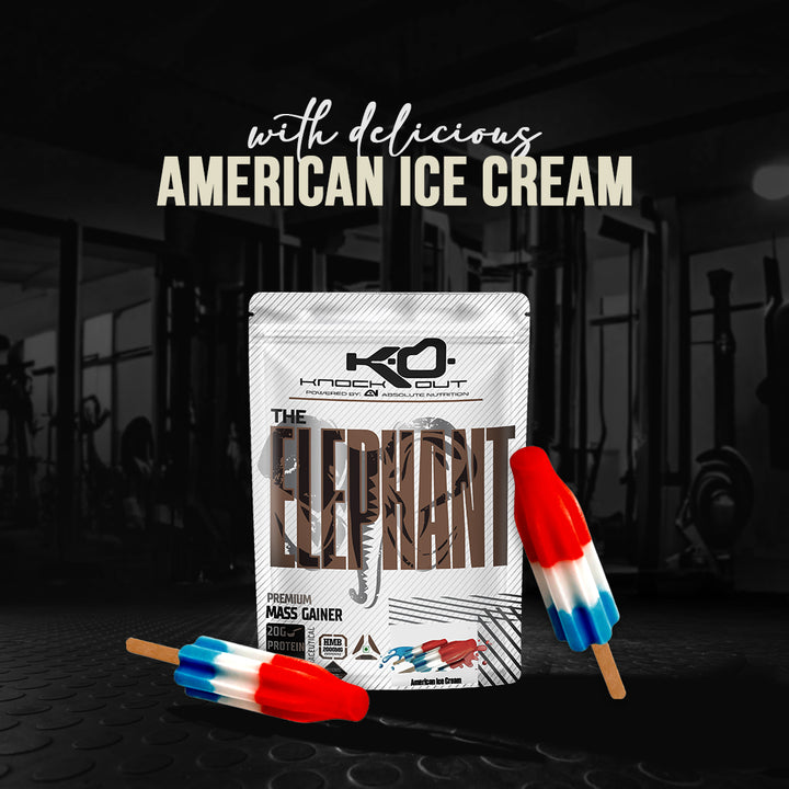 ELEPHANT MASS GAINER - Power Up Your Gains (American Ice Cream)