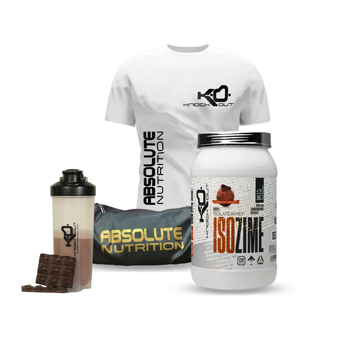 Isozime Whey Isolate + Gym Bag + T-Shirt+ Shaker Combo