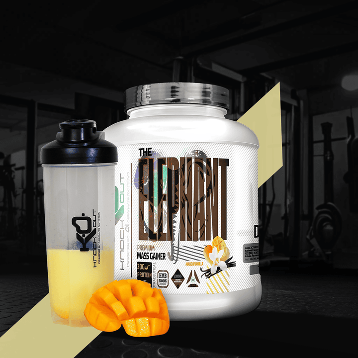 ELEPHANT MASS GAINER - Power Up Your Gains(Mango Vanilla)