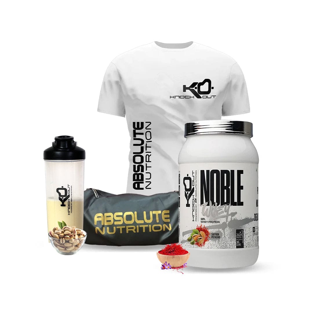 Noble Whey + Gym Bag + T-Shirt+ Shaker Combo