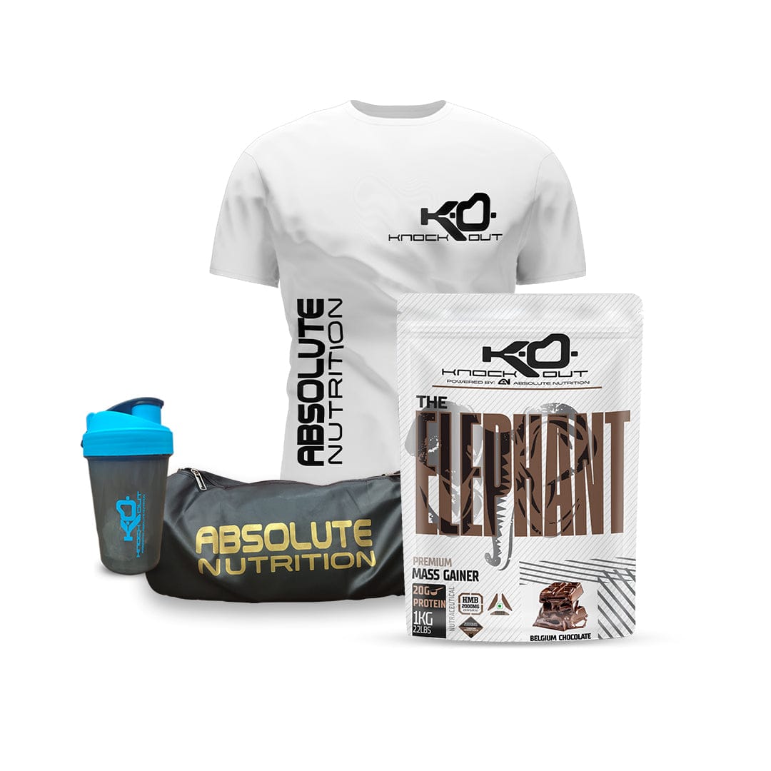 Best mass gainer combo, Elephant Mass Gainer combo with free tshirt, shaker and gymbag