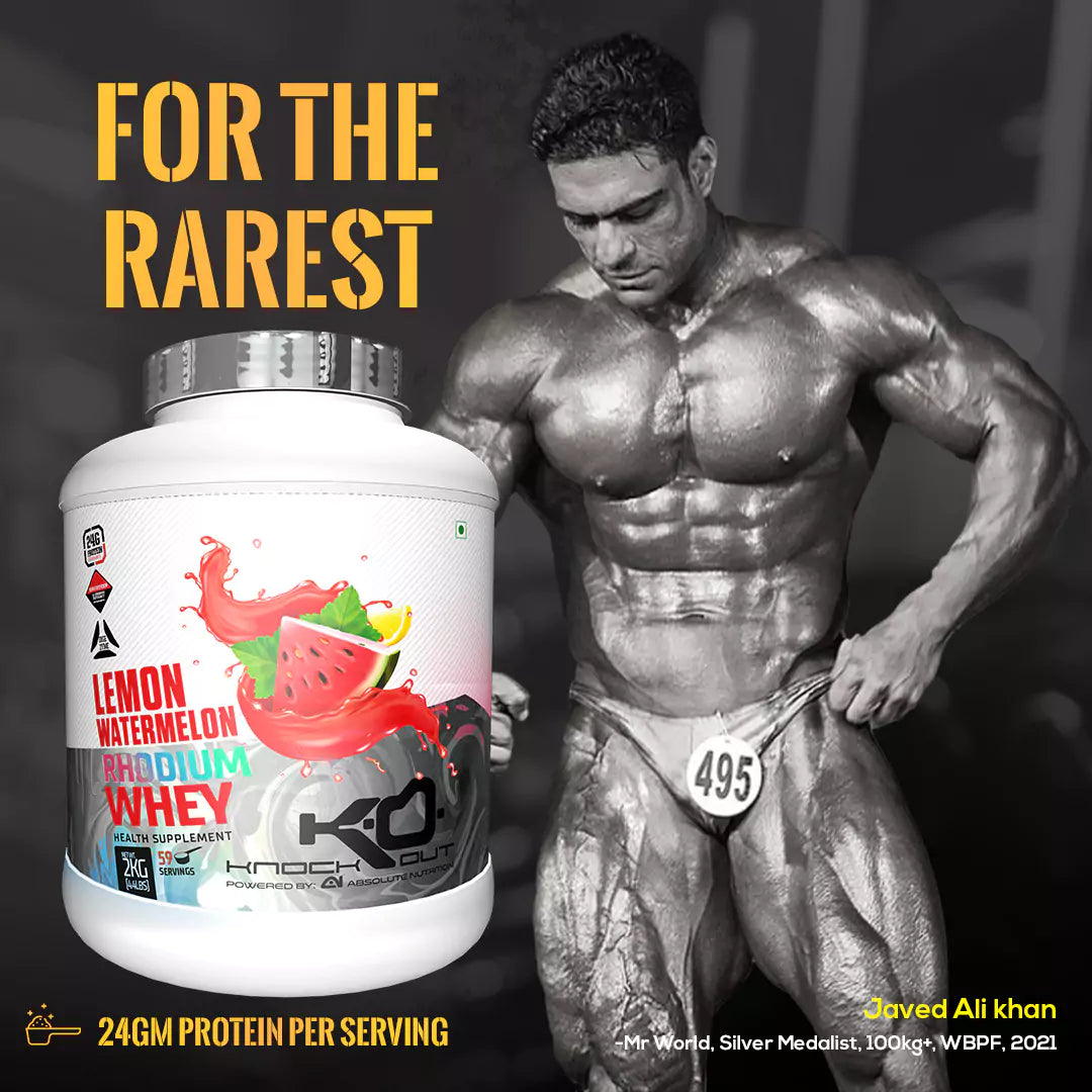 best whey protein for muscle growth, best whey protein for muscle gain, best protein powder, best whey protein, rhodium whey protein by knockout by absolute nutrition, best Indian whey protein